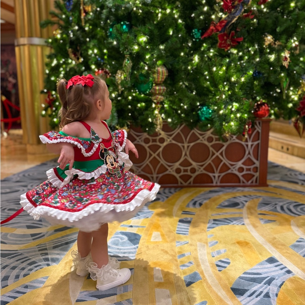Christmas Mickey dress